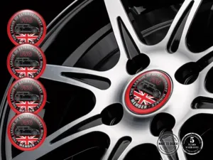 Mini Cooper Wheel Decal Design Custom Racing Dome
